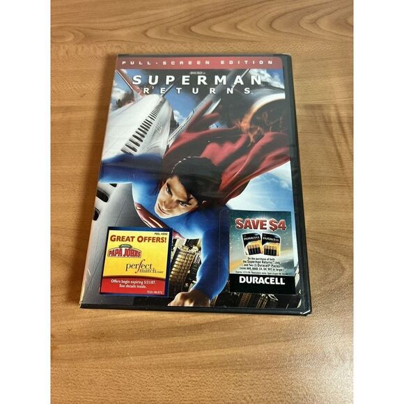 Superman Returns (DVD, 2006, Full Frame Edition) New Sealed - Picture 1 of 6